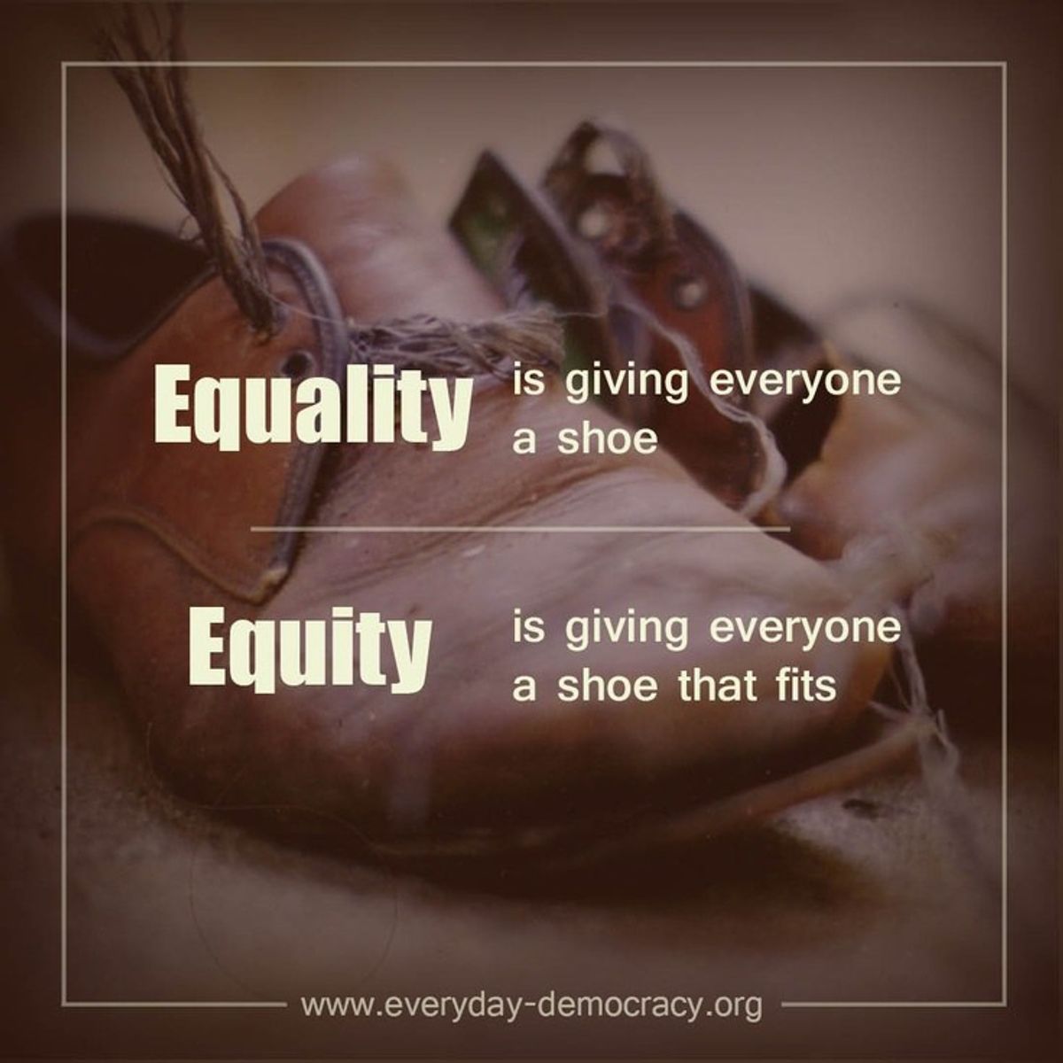 The Difference Between Equity and Equality