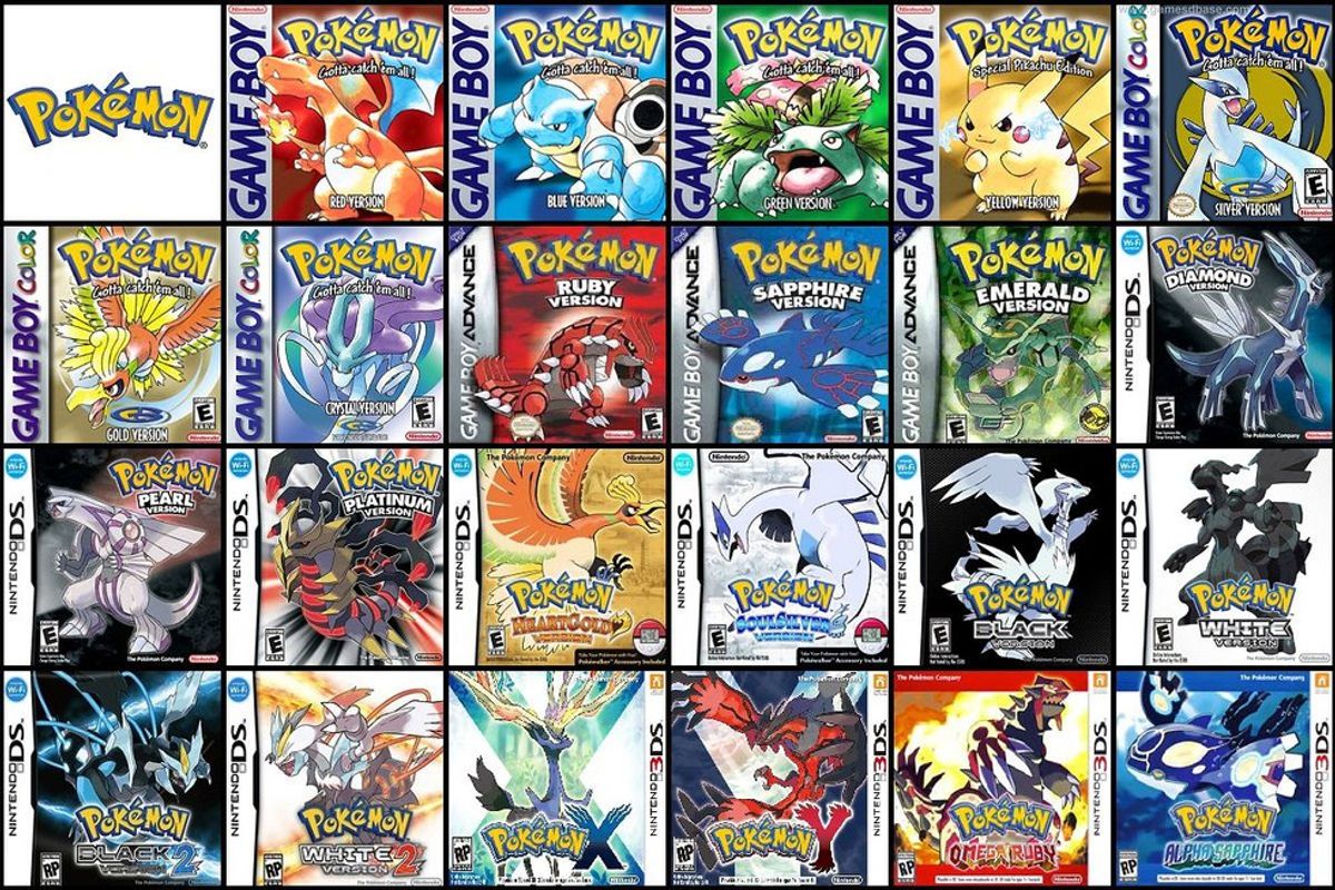 Ranking Pokemon Games