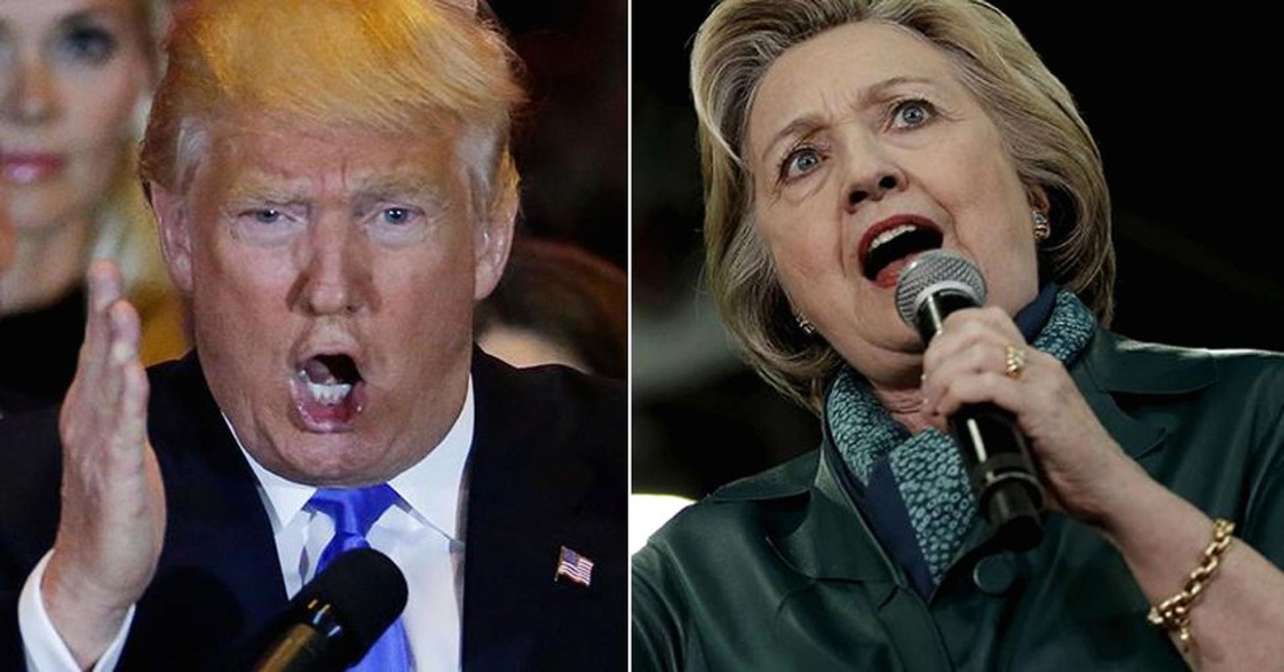 15 Ugly Pictures Of Hillary Clinton And Donald Trump