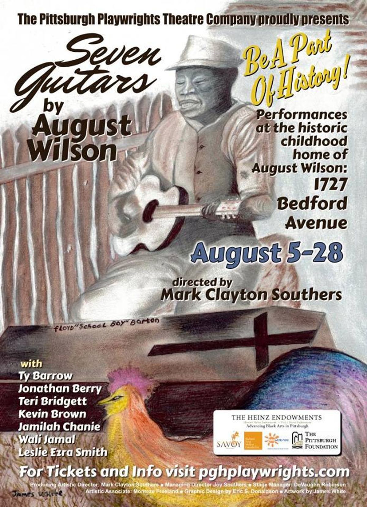 August Wilson's Seven Guitars Is Being Preformed In His Childhood Backyard