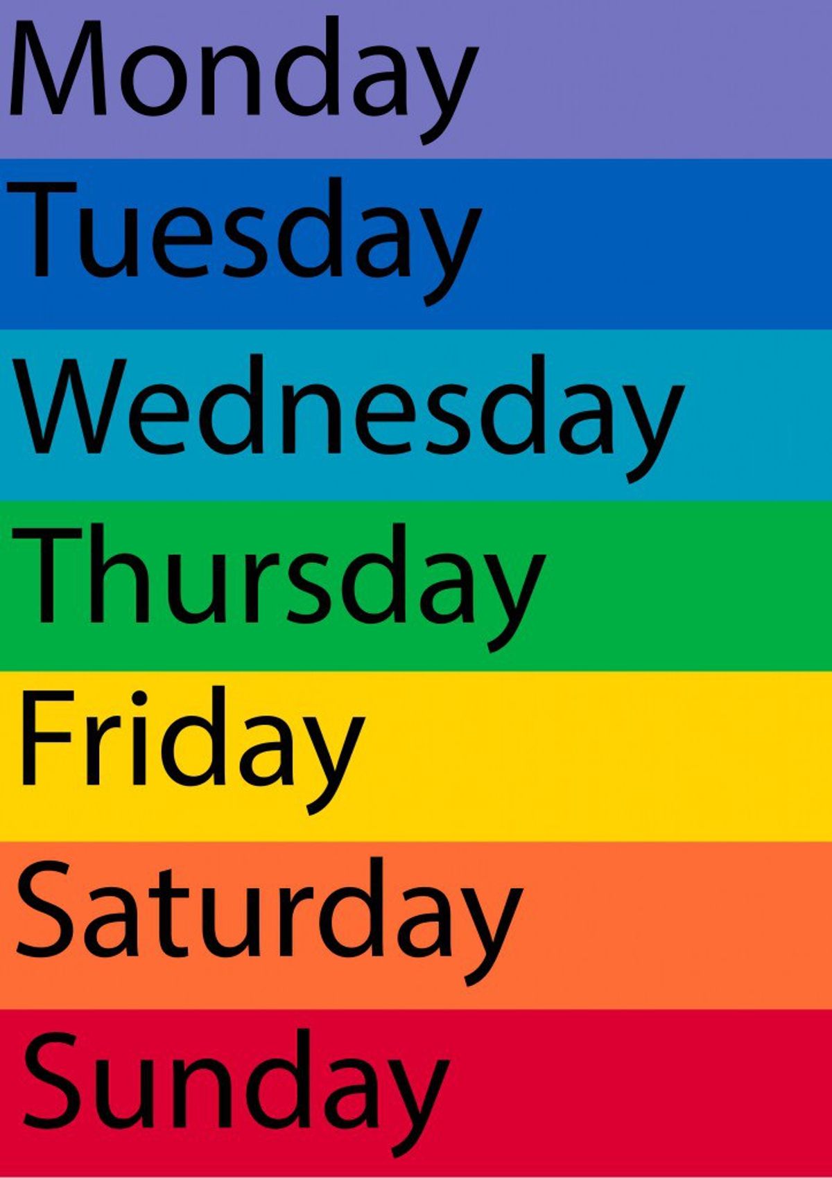 The Definitive Ranking Of The Days Of The Week