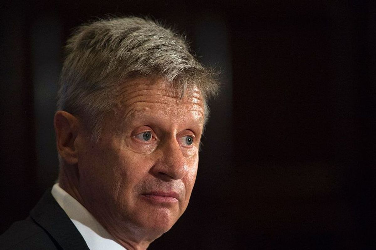 Why Gary Johnson is Disqualifying Himself from the Presidency