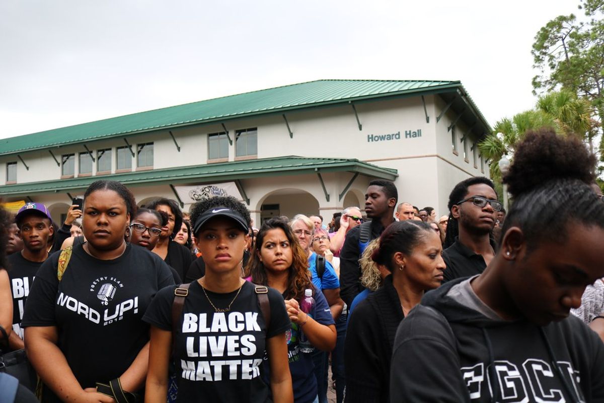 FGCU Students Protest In Response To Racial Slur