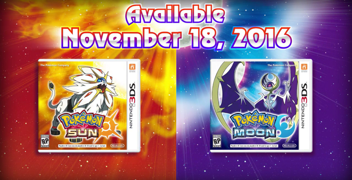 Pokemon Sun and Moon are finally here!