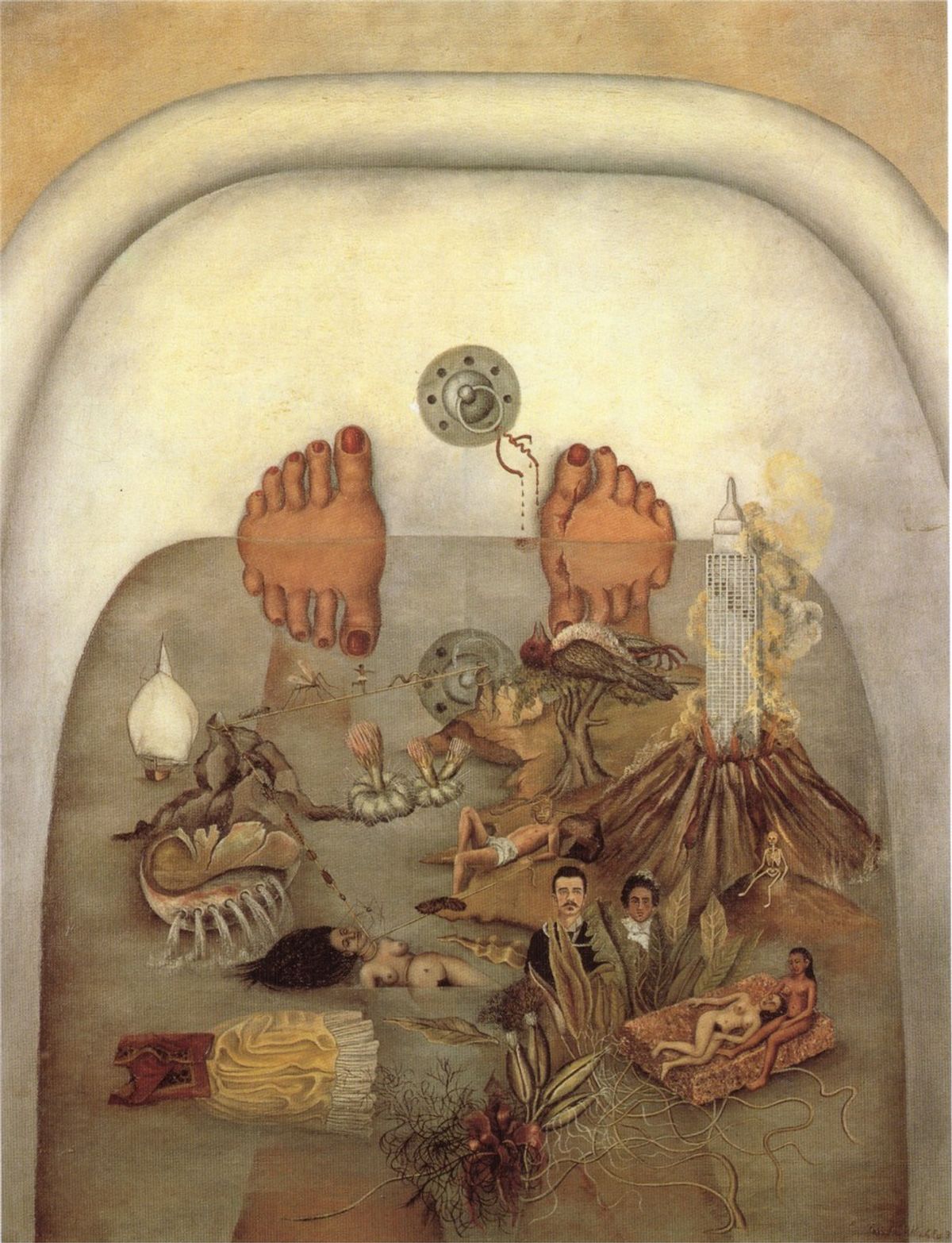 An Interpretation Of Frida Kahlo's "What The Water Gave Me"