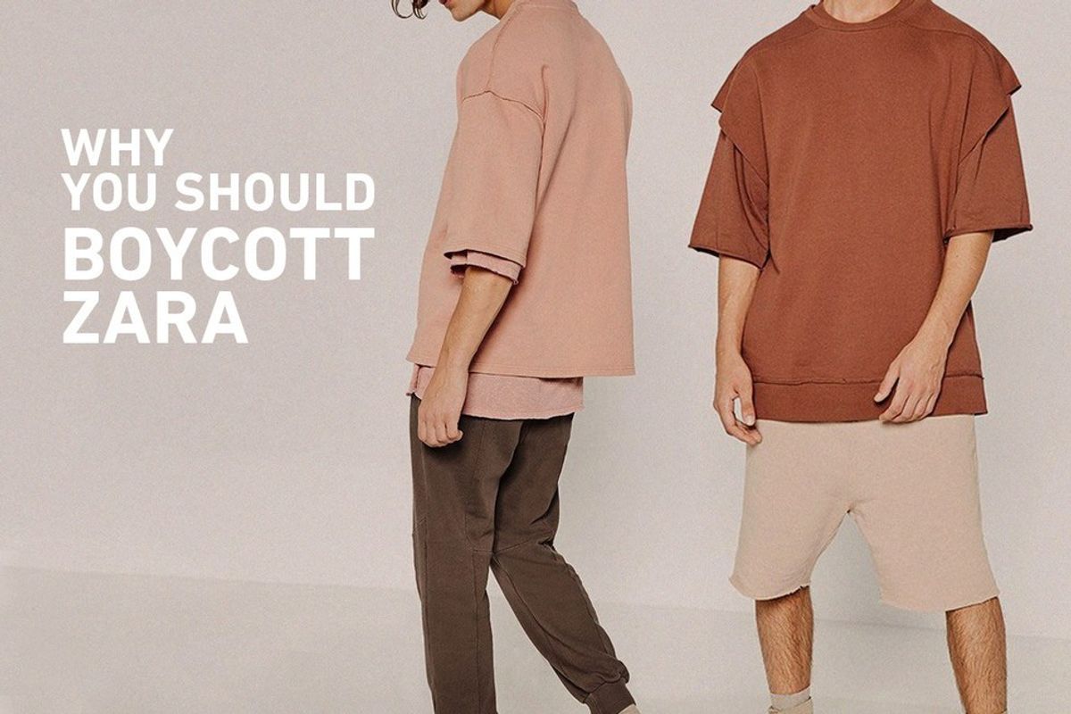 Boycott Zara. Бойкот Зары.