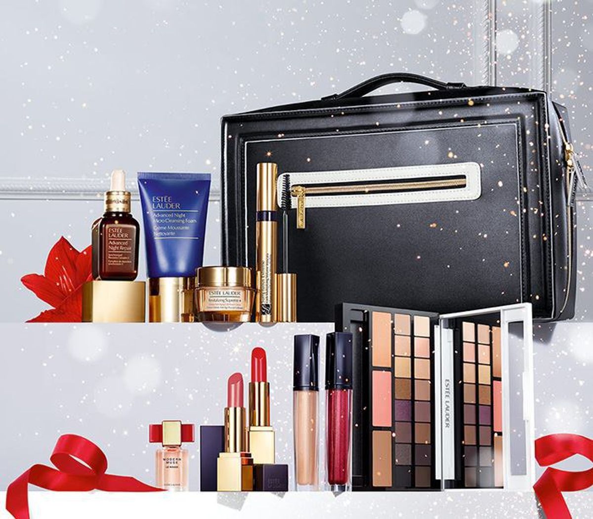 Review on 2016 Estee Lauder Holiday Blockbuster Makeup Kit Limited Gift Set