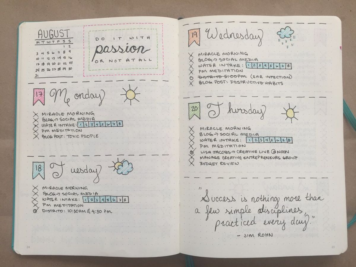 Things You Should Start in 2017: Bullet Journaling
