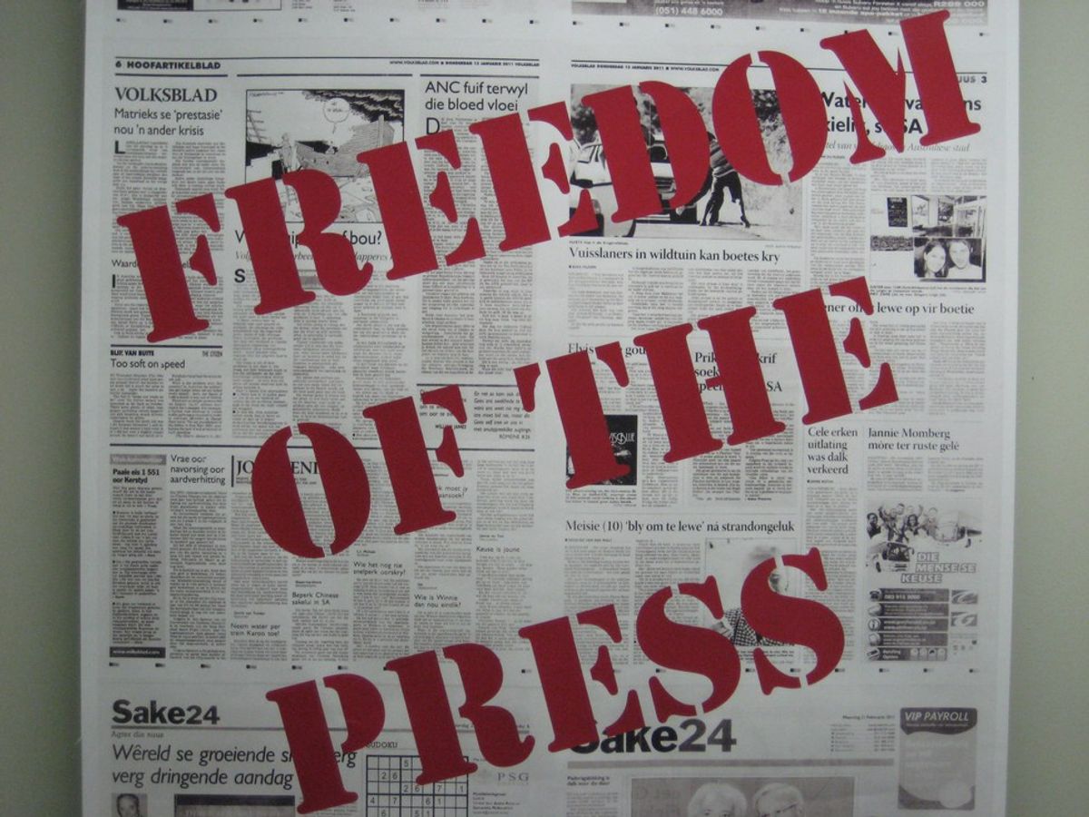 Why We All Need The Freedom Of The Press