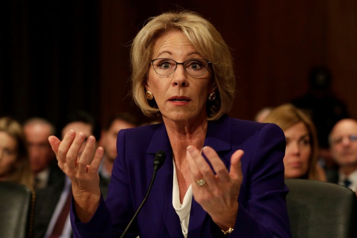 DeVos' Ignorance Threatens Title IX, Disabled Students, and Equal, Quality Education Nationwide