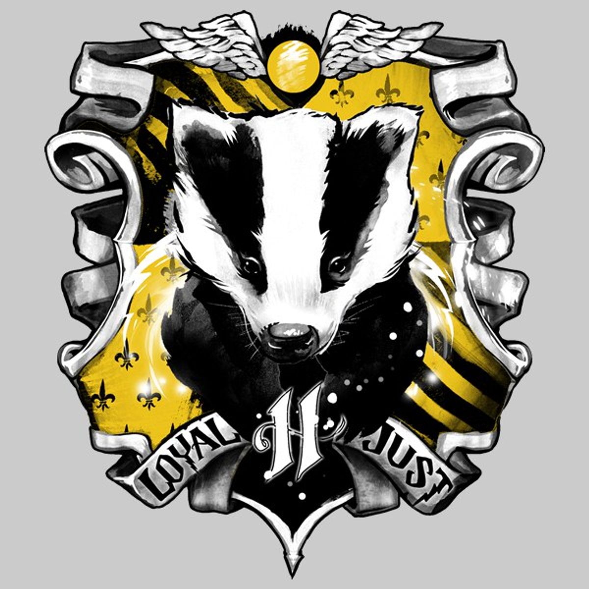 dragons hufflepuff crest