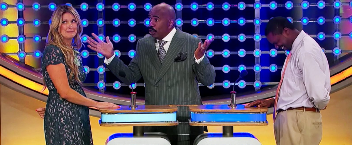 Why Does Family Feud Pit Black And White