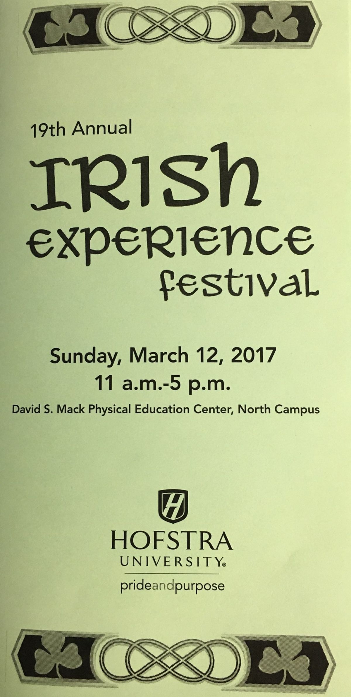 Hofstra University's 19th Annual Irish Experience Festival