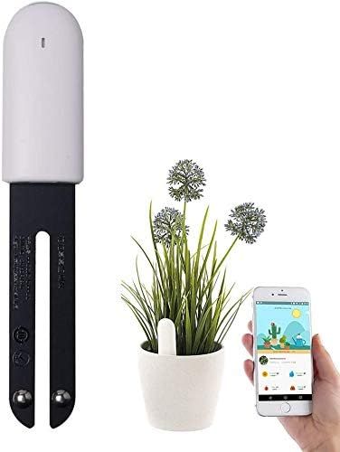 Smartphone-connected smart soil monitor