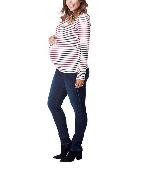Nom Maternity liv striped maternity shirt