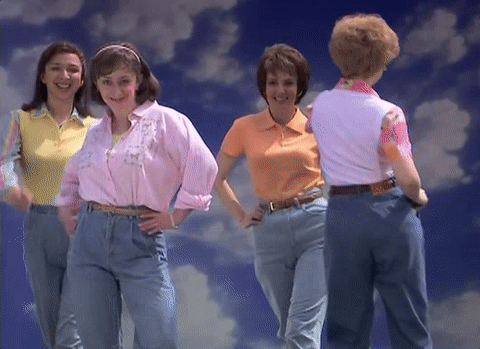 80s mom jeans outfit
