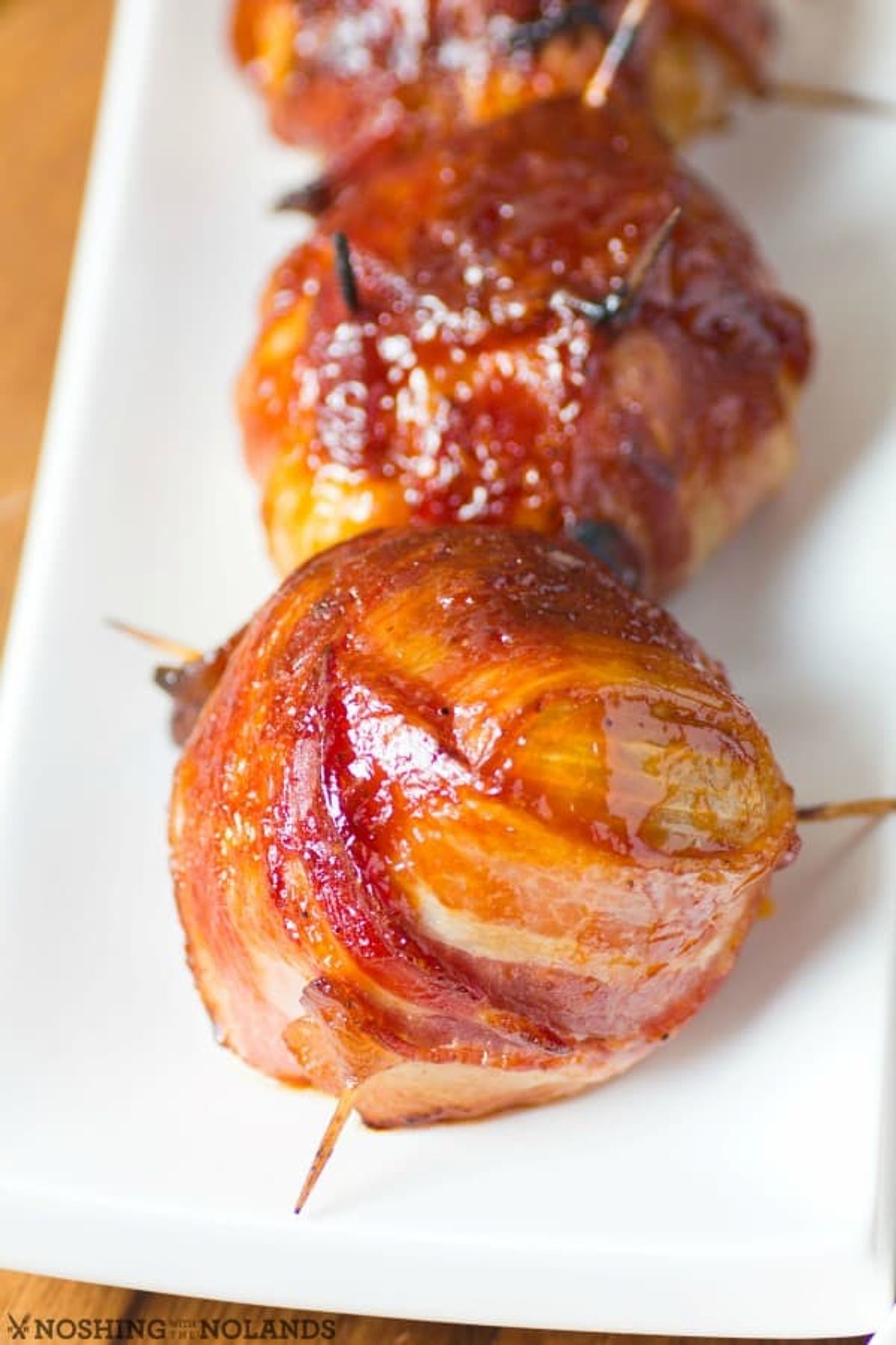 BBQ Bacon Wrapped Onion Bombs are delectable right out of the oven ...