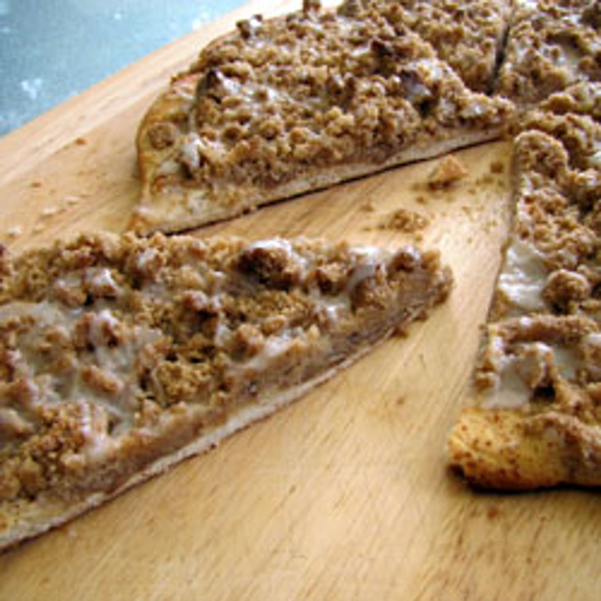 Godfather’s Cinnamon Streusel Dessert Pizza Rumbly in my Tumbly My