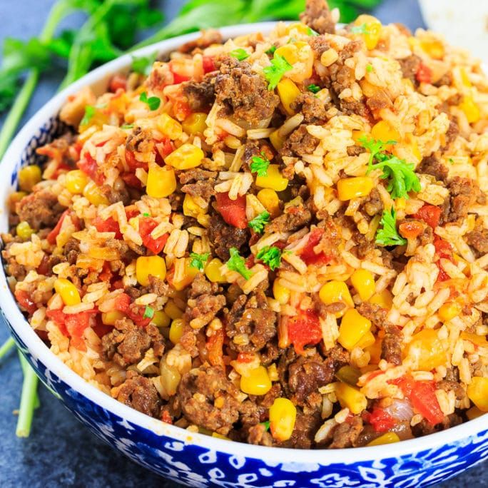 Mexican Chorizo Rice Spicy Southern Kitchen My Recipe Magic   Img 