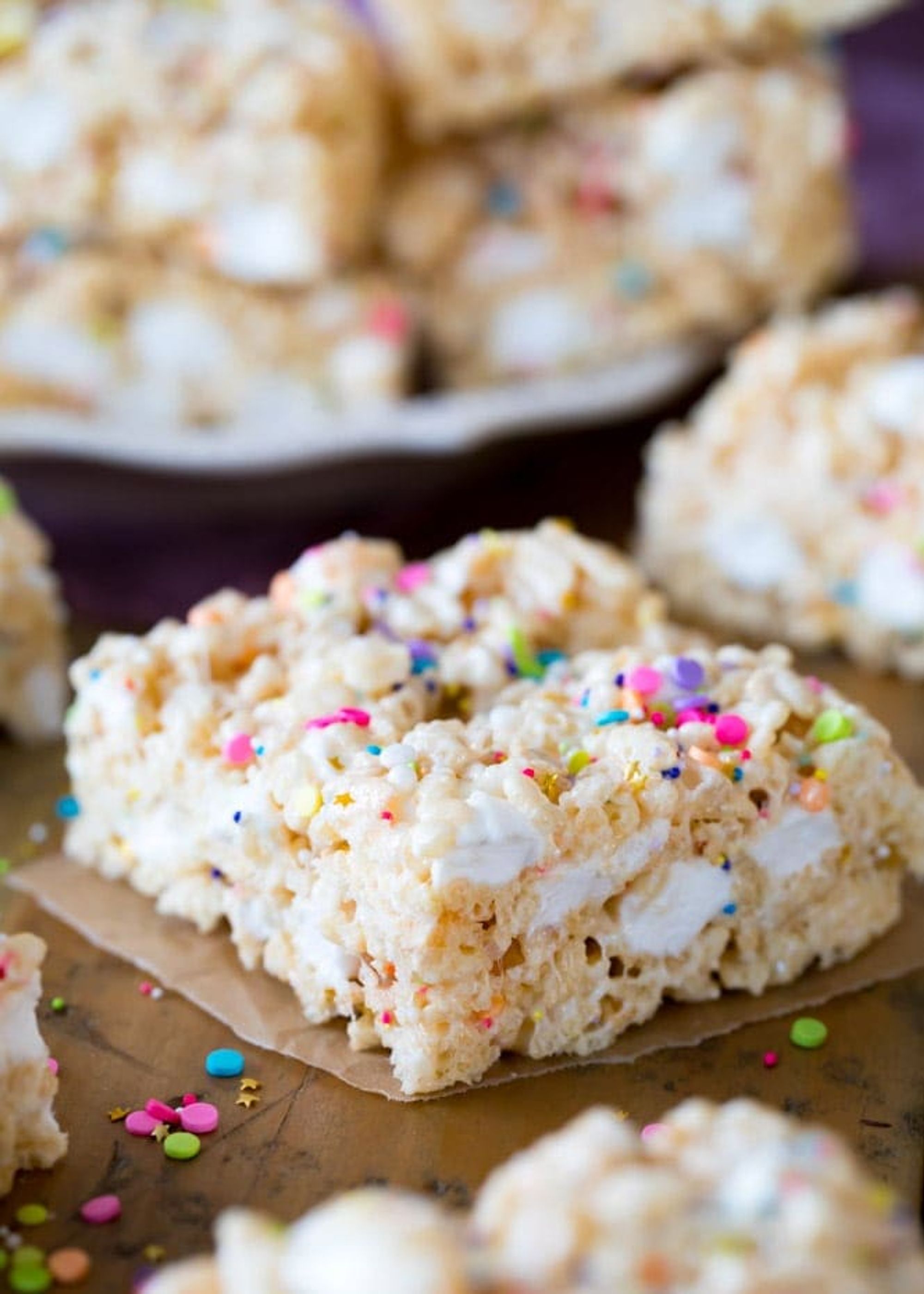 My Favorite Rice Krispie Treats - Sugar Spun Run - My Recipe Magic