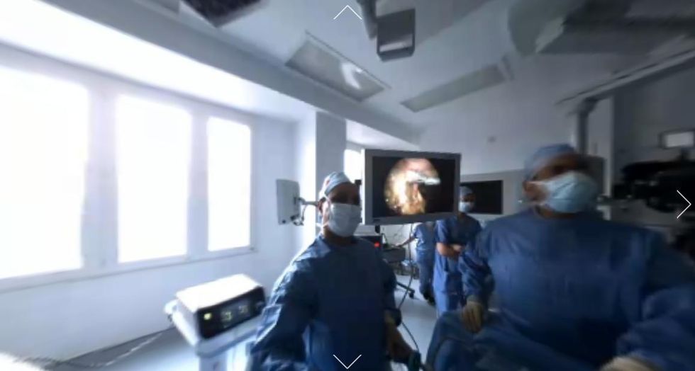 First VR Surgery Live Now rbl.ms/1Vnsbae