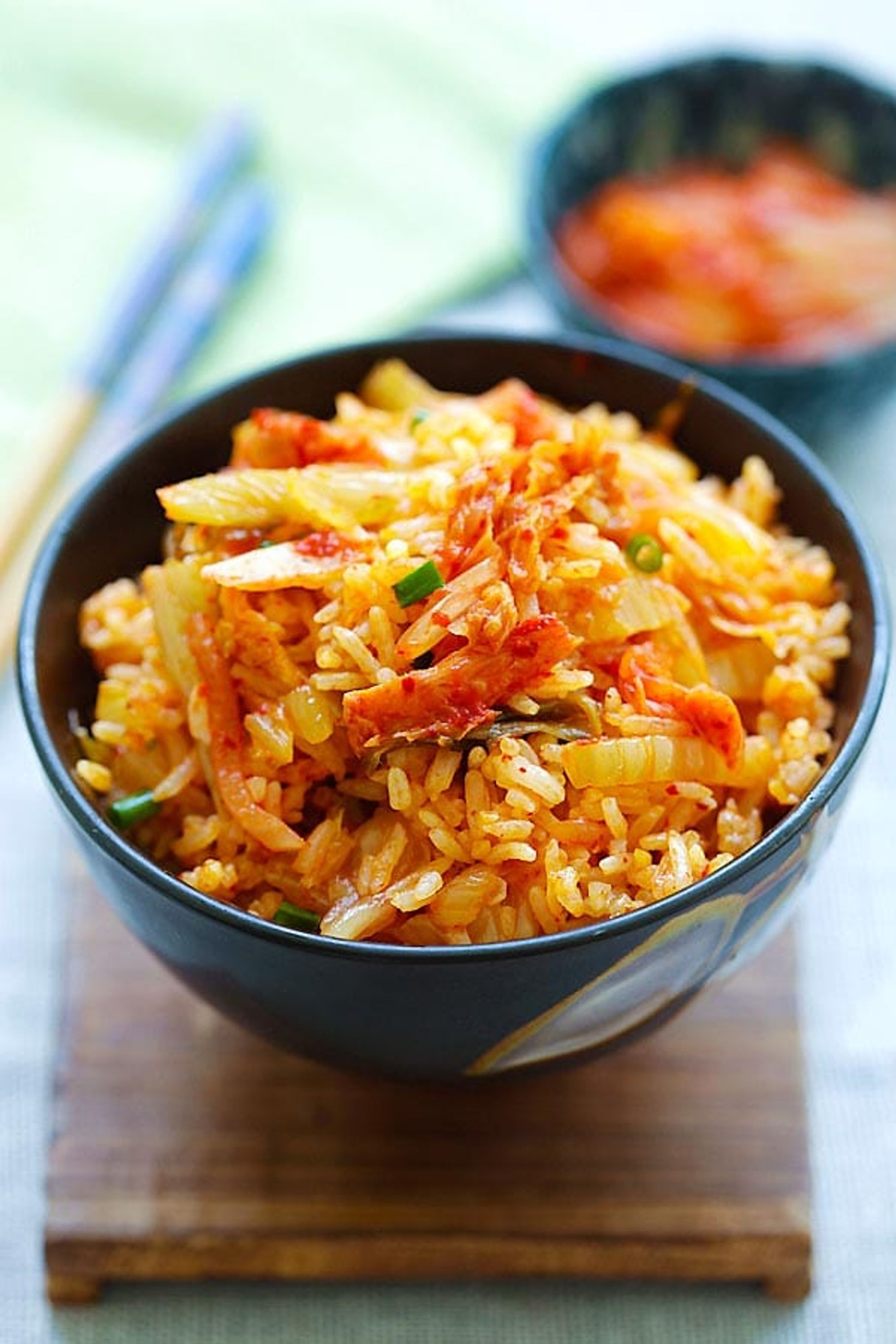 Kimchi Fried Rice Recipe {Ready in 15 Minutes} | Rasa Malaysia - My ...