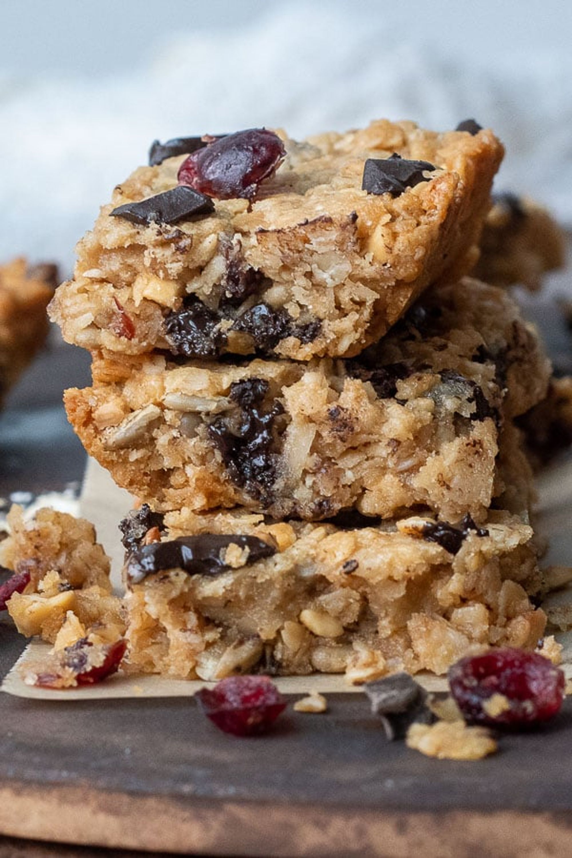 Chewy Chocolate Chip Granola Bars | Gluten Free Granola ...