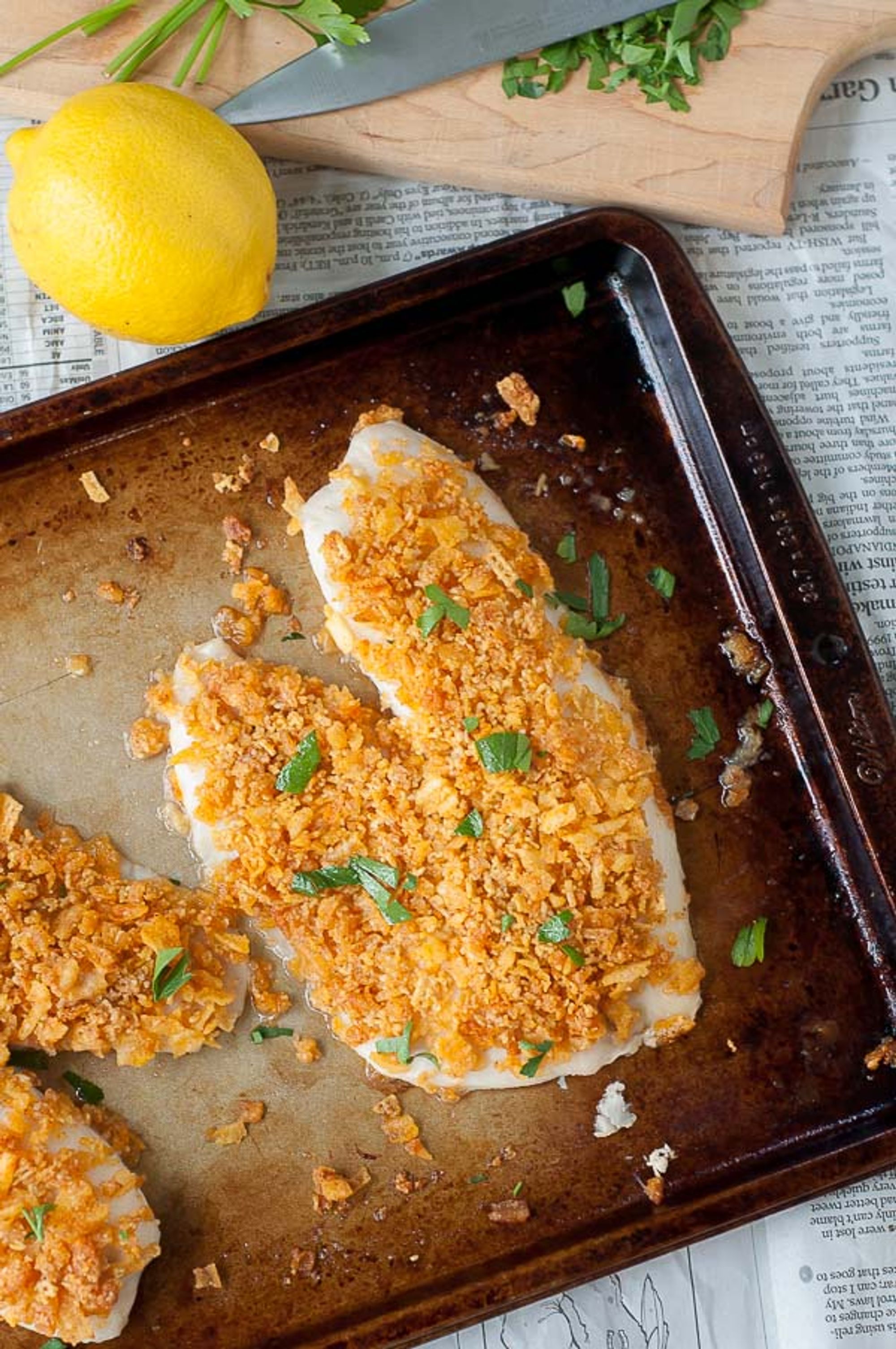 Oven Fried Fish Crispy, Healthy Fish in Less Than 30