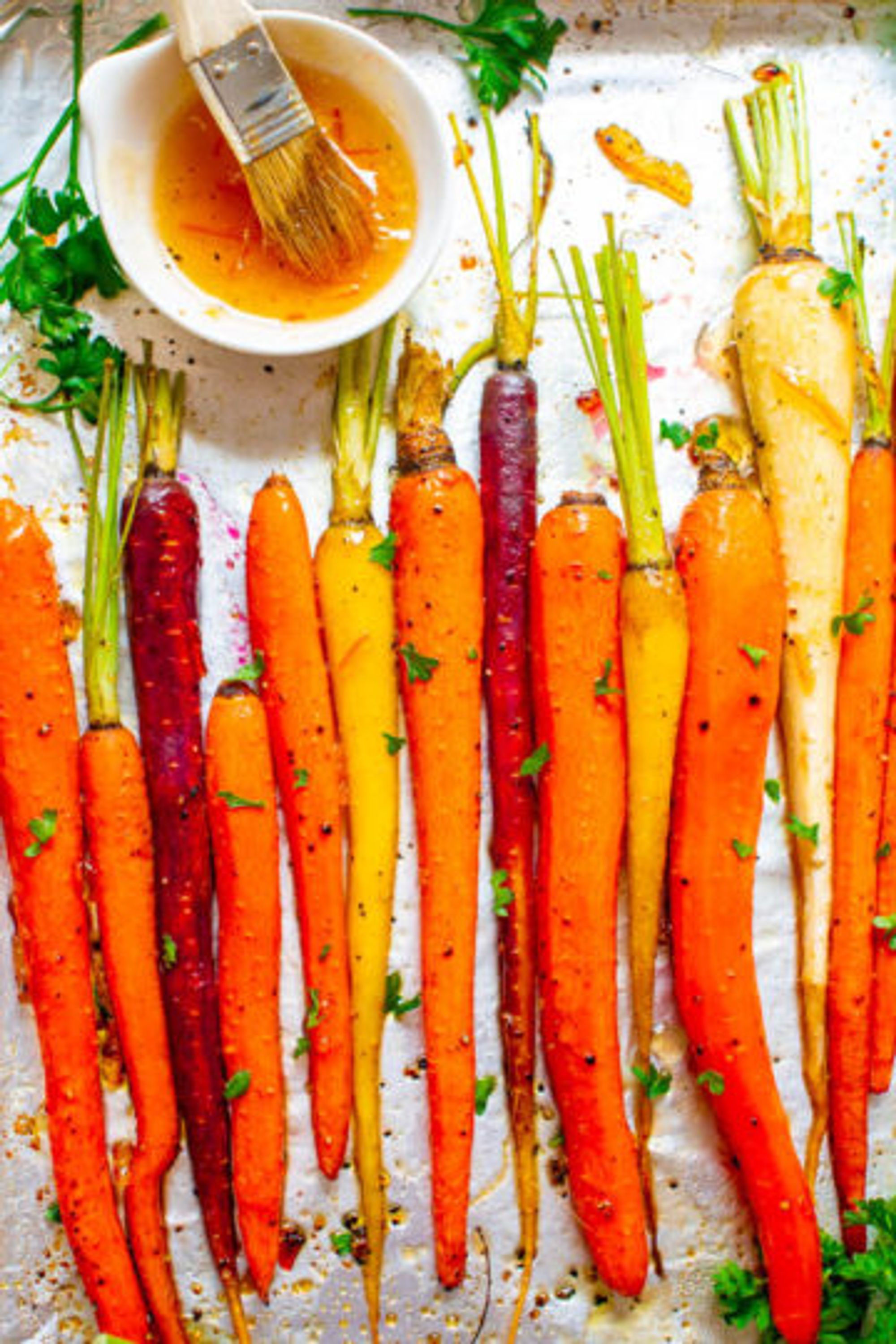 Honey Orange Roasted Carrots Averie Cooks My Recipe Magic