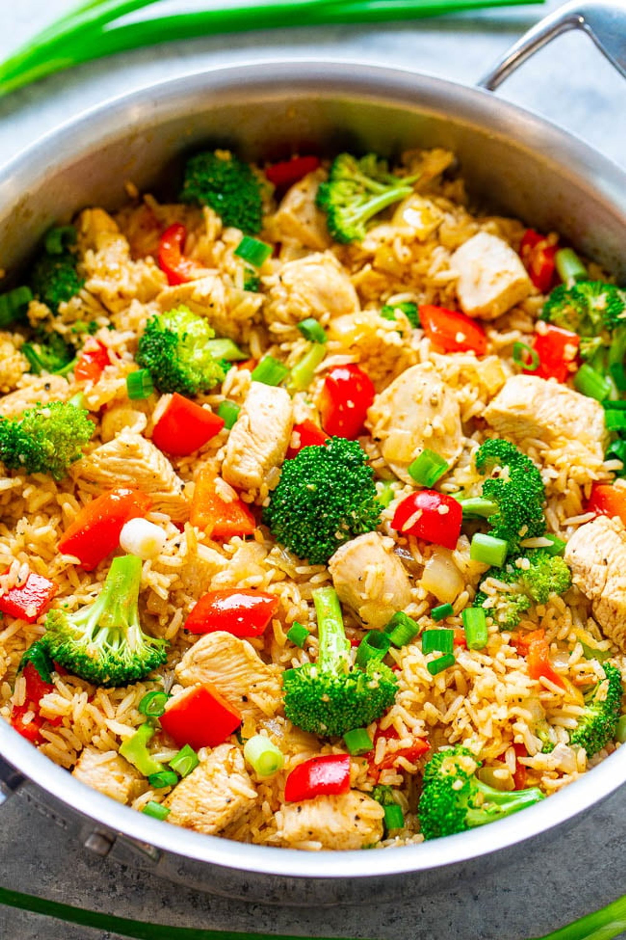 Chicken, Rice, and Vegetable Skillet - Averie Cooks - My Recipe Magic