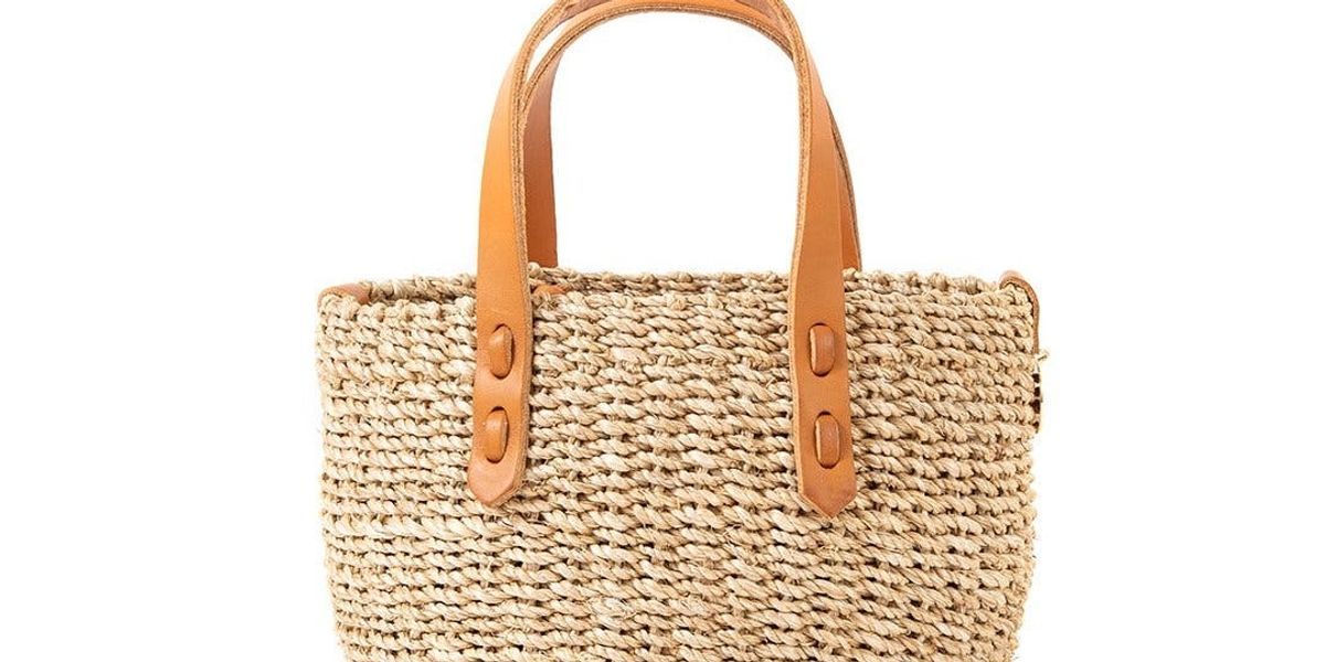 straw studios circle tote