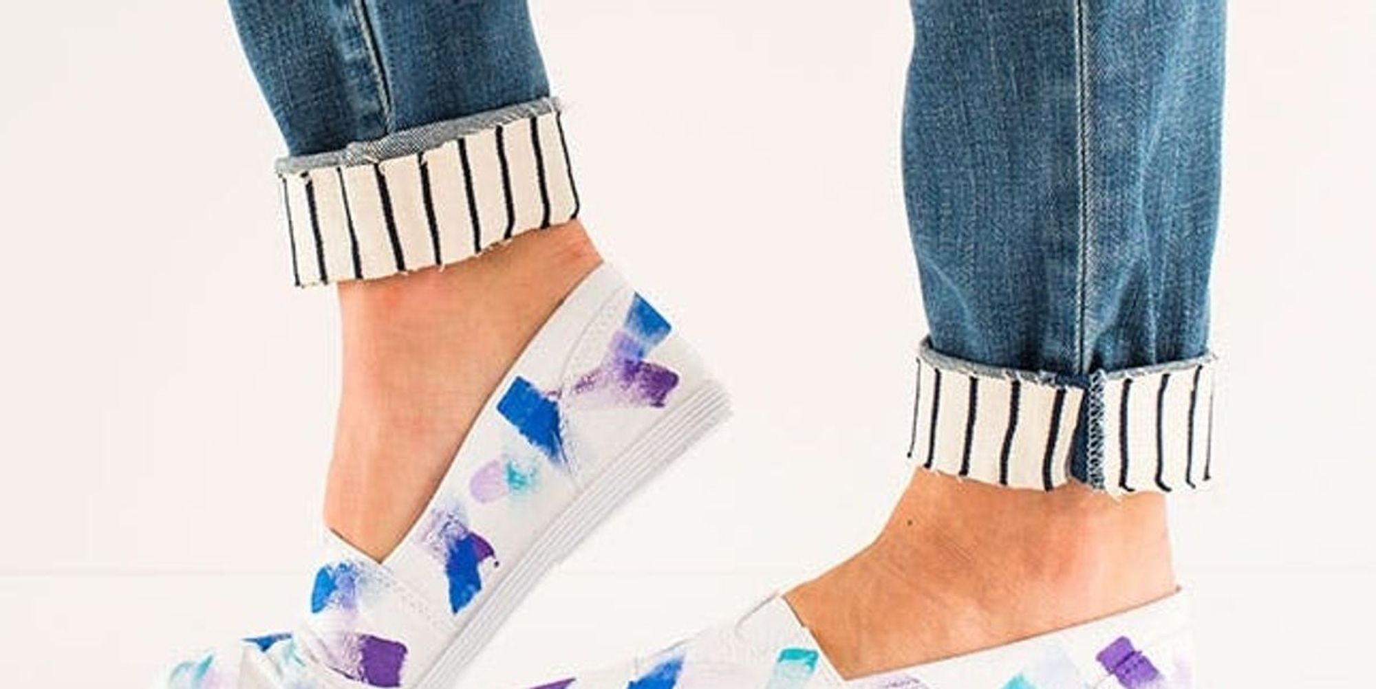 How to Use Paint to Upgrade Sneakers Brit + Co