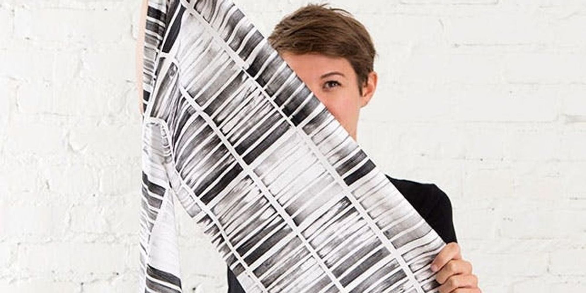 How to Make Your Own HandStamped Napkins and Scarves Brit + Co