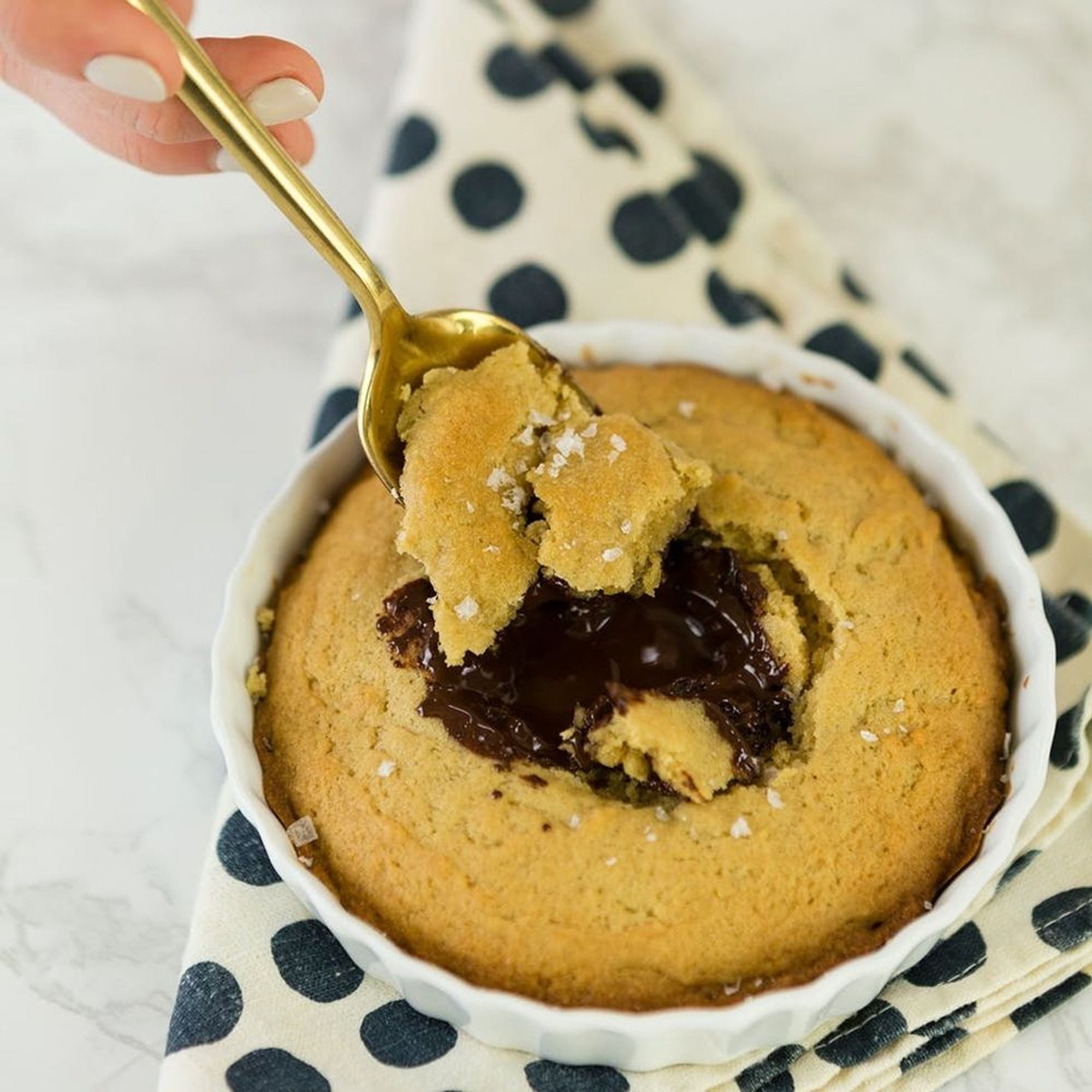 This SingleServing Molten Chocolate Cookie Recipe Hits the Spot Brit