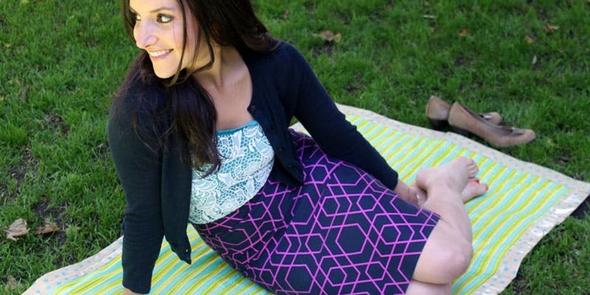 Make Your Own FoldUp Picnic Blanket! Brit + Co