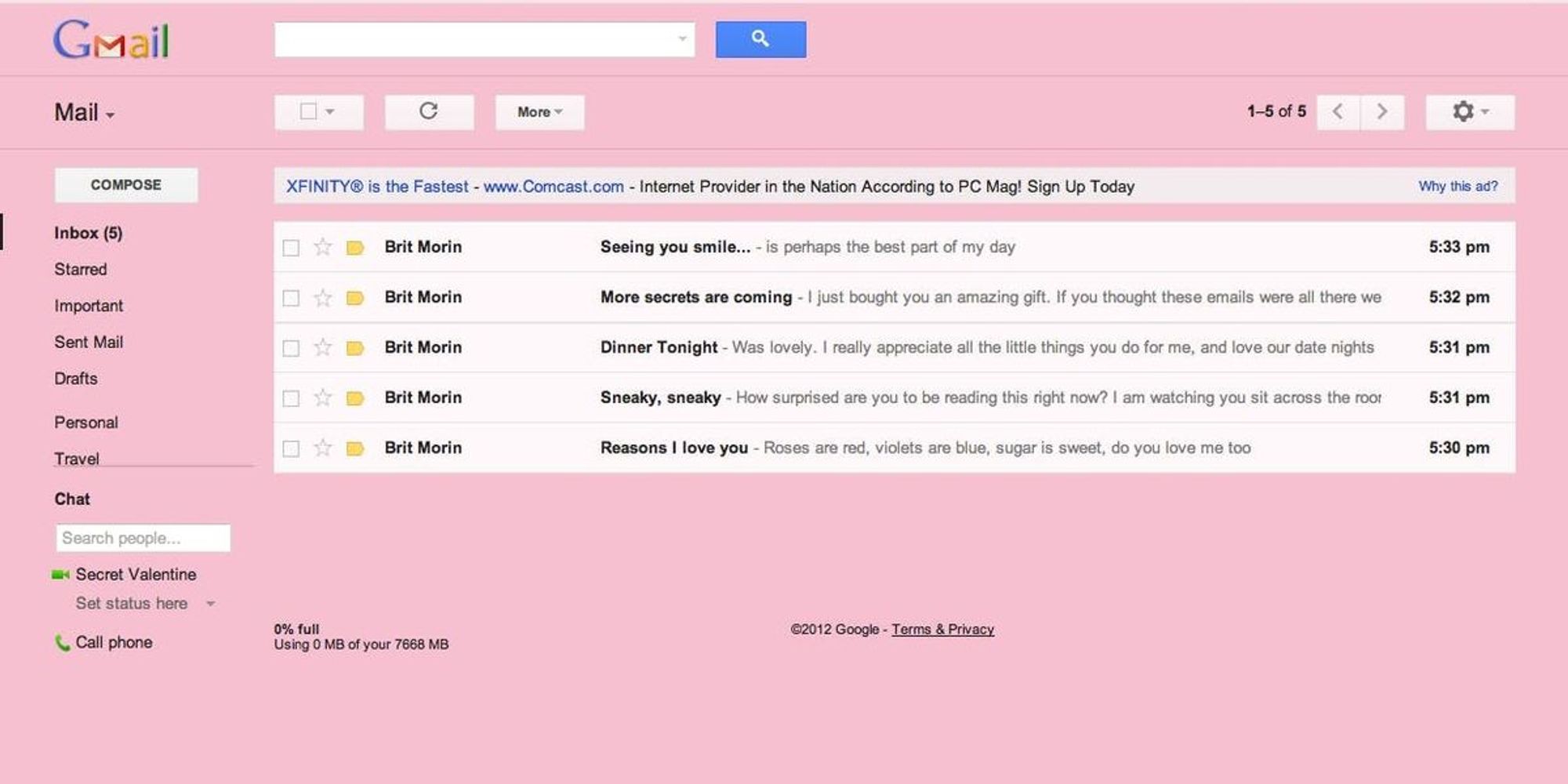 A Creative Way To Use Gmail To Send Valentines Day Cards Brit Co