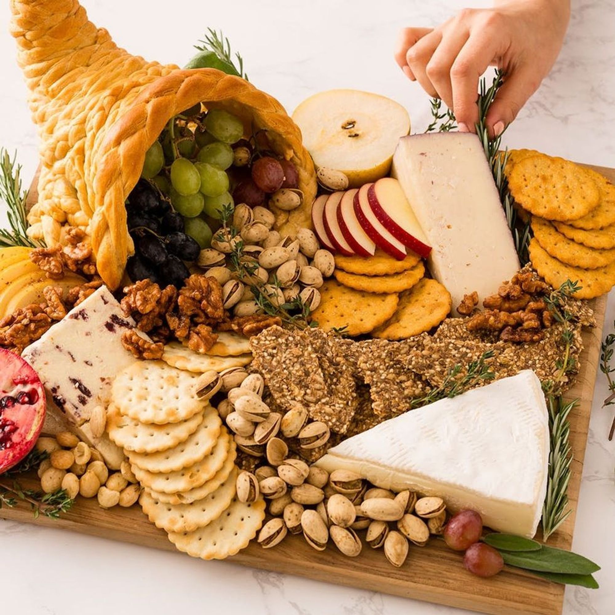 upgrade-your-thanksgiving-cheese-plate-with-a-crescent-roll-cornucopia