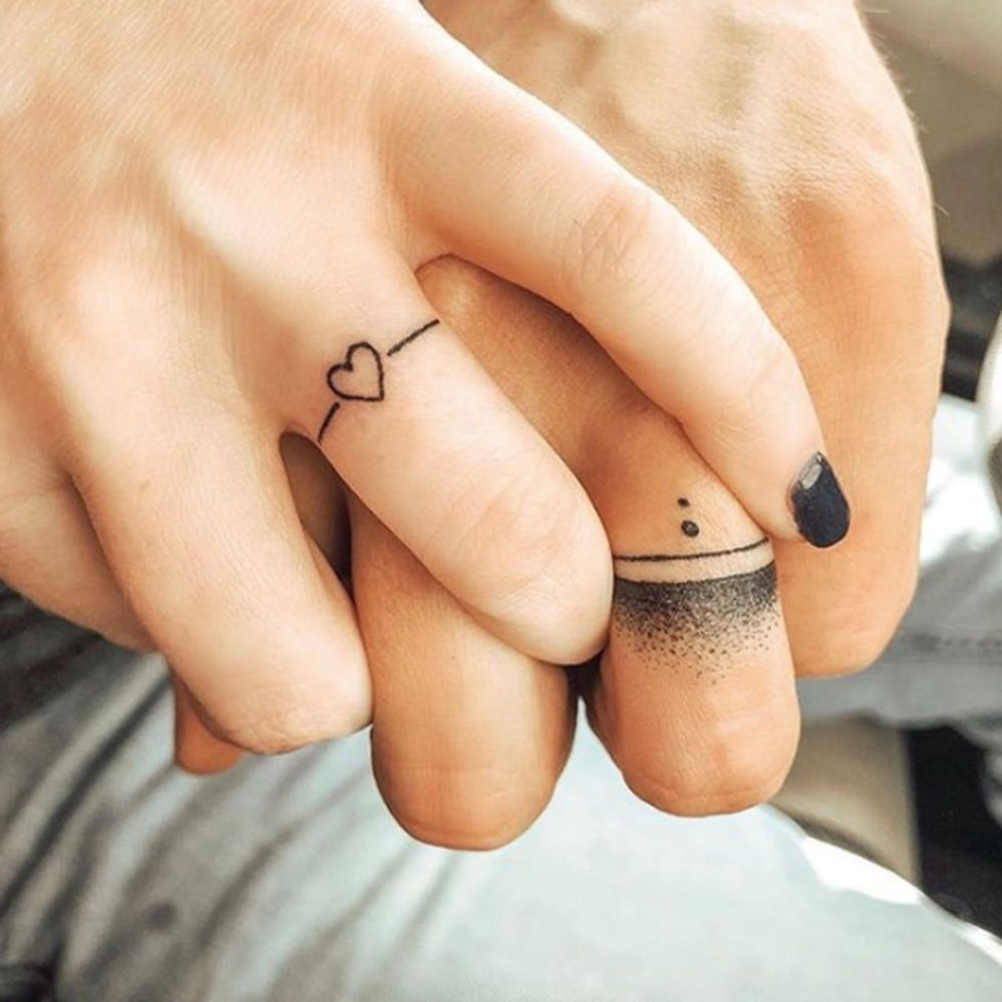 16 Wedding  Ring  Tattoos  We Kind of LOVE Brit Co