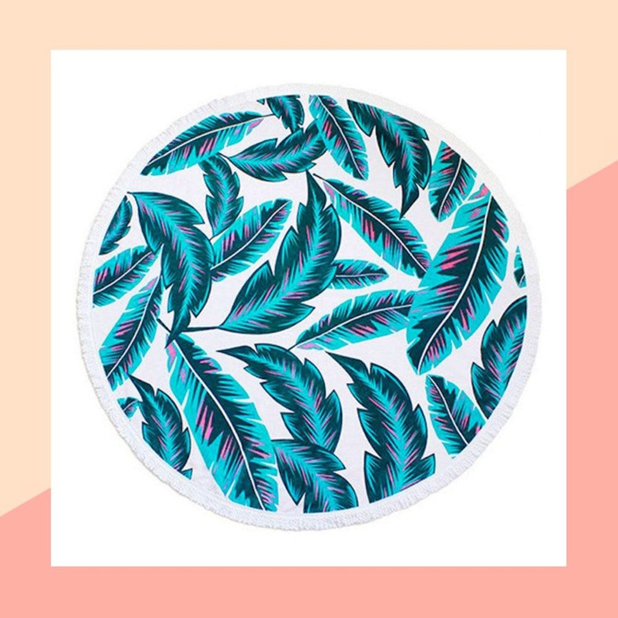 12 Trendy Round Beach Blankets to Summer Brit + Co