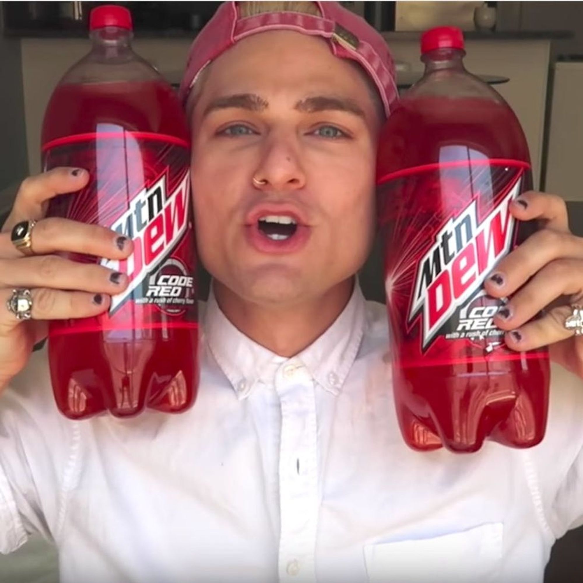 This Vlogger Dyed His Hair Red With Mountain Dew - Brit + Co