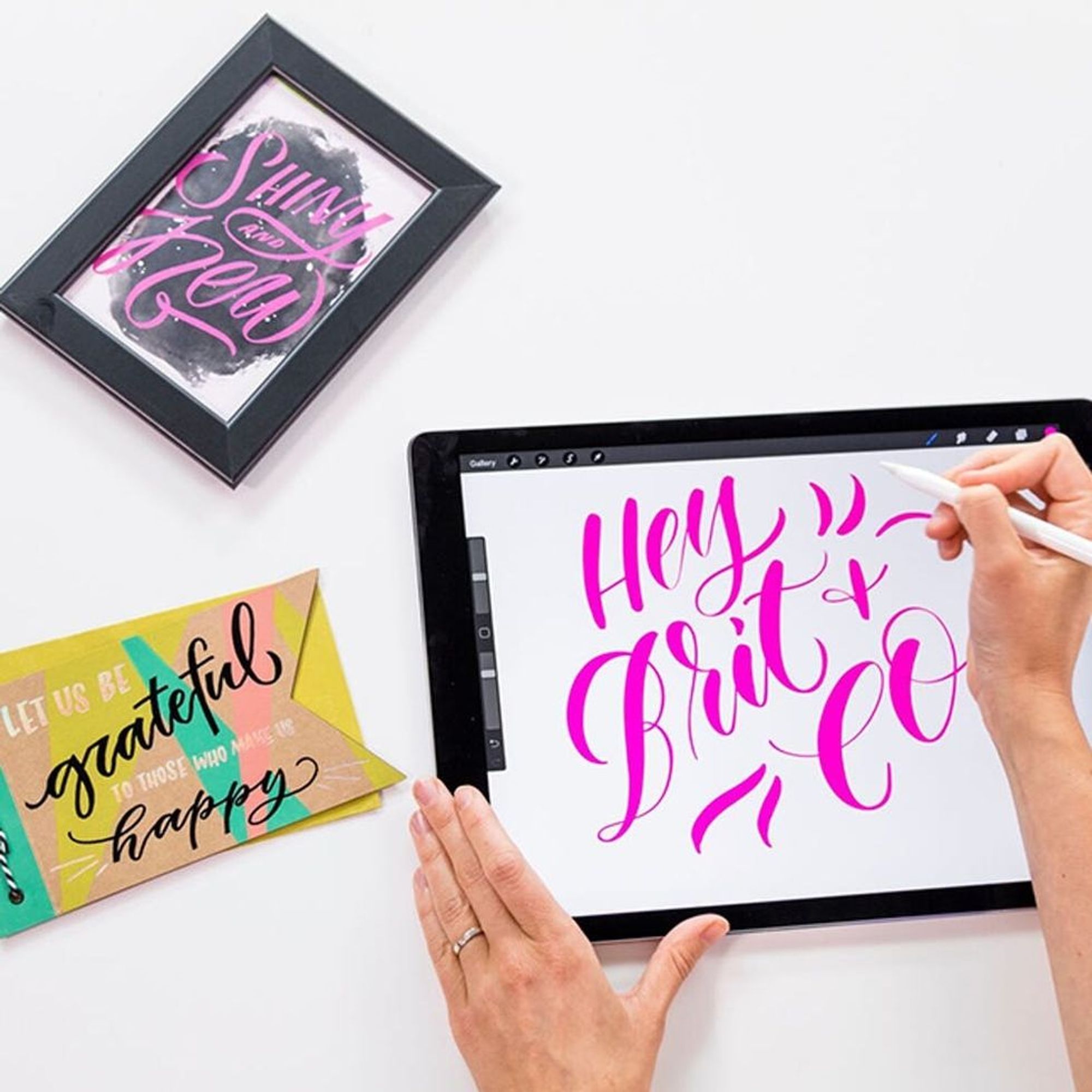 Learn iPad Lettering in the Procreate App with Molly Jacques - Brit + Co