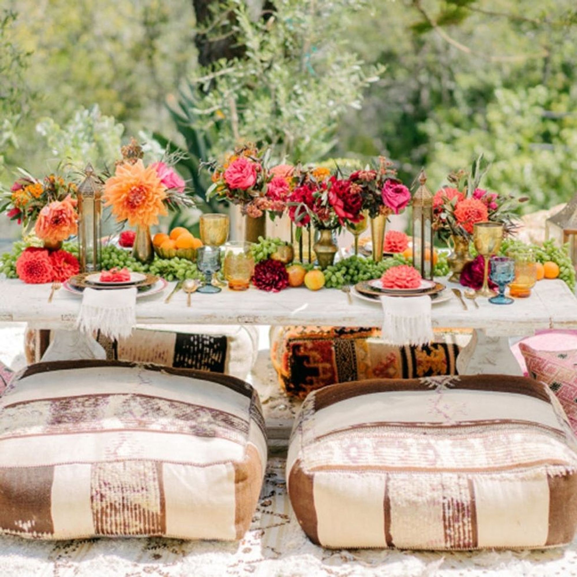 Love Outdoor Lounging? This New Boho Party Trend Is for YOU - Brit + Co