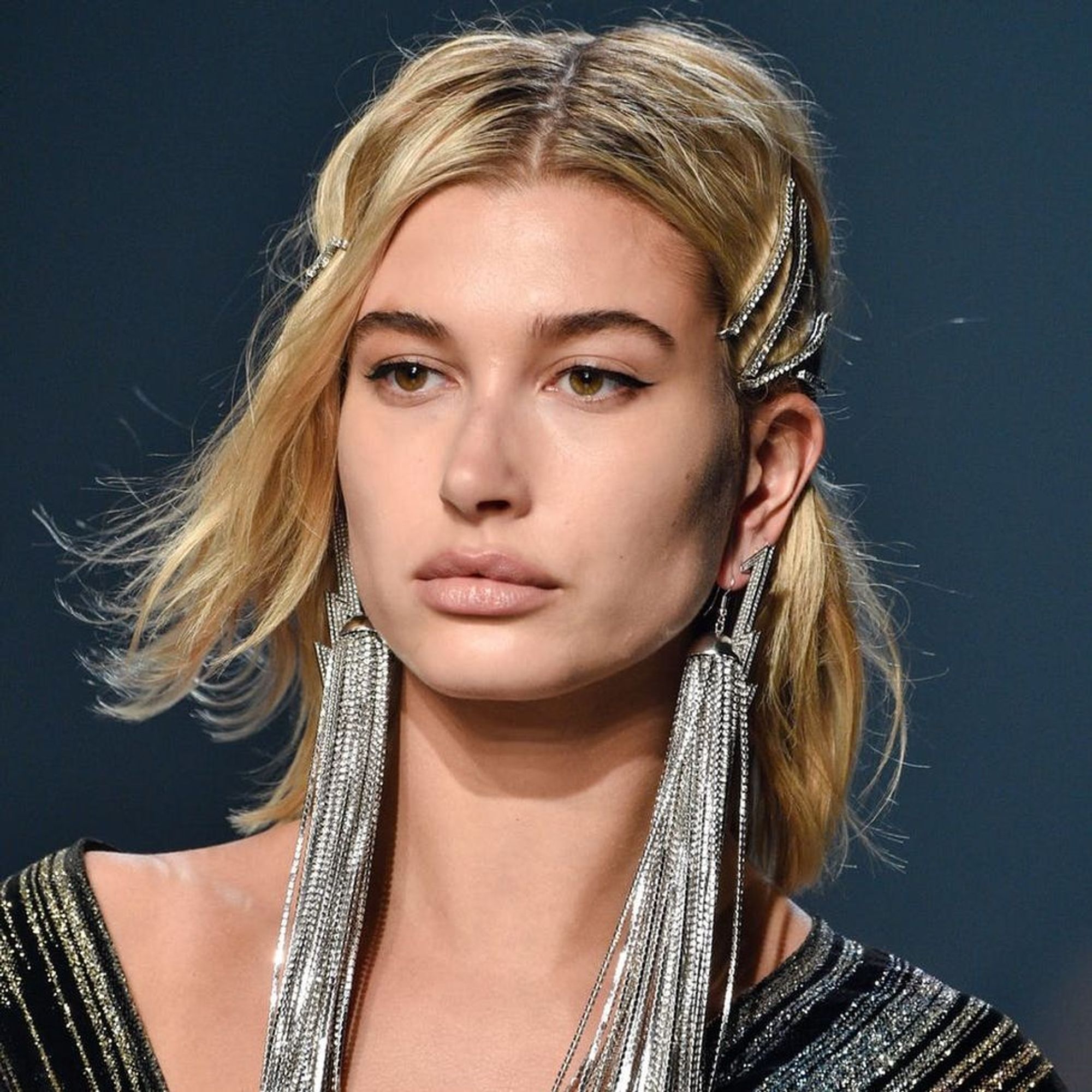 Hailey Baldwin Had the Longest Earrings Ever for the Zadig & Voltaire