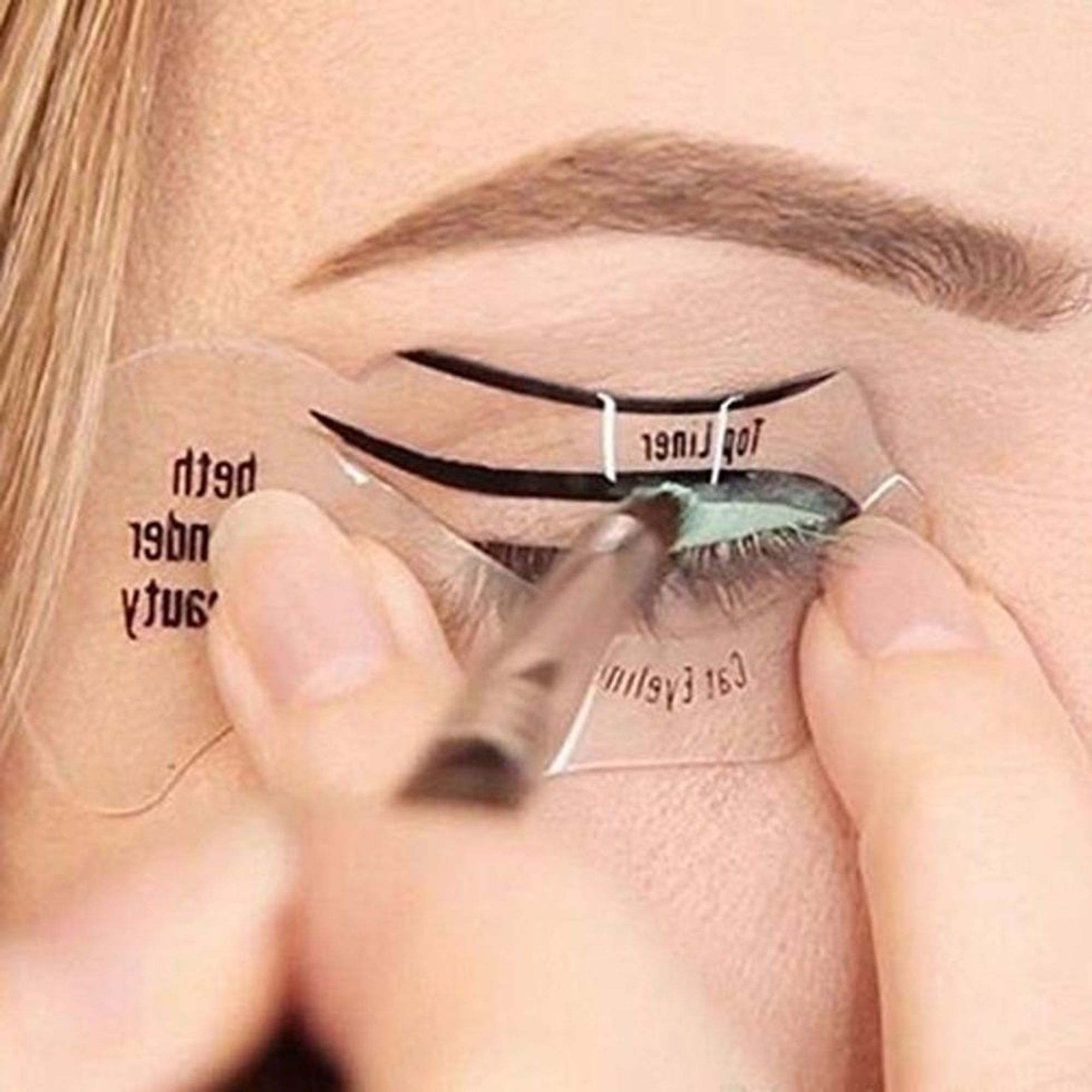 This Cat Eye Template Will Give You Flawless Feline Flicks Every Time Brit Co