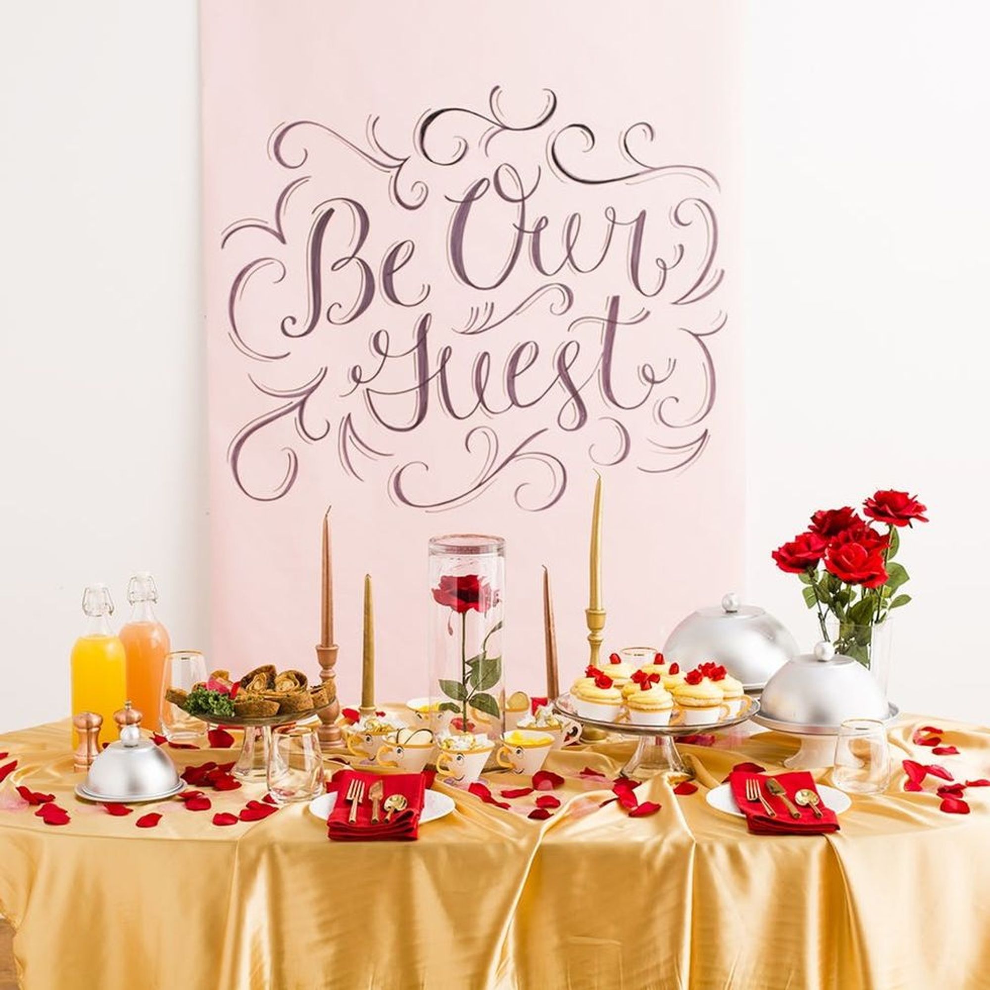 This Beauty And The Beast Inspired Dinner Party Will Enchant The Entire Family Brit Co