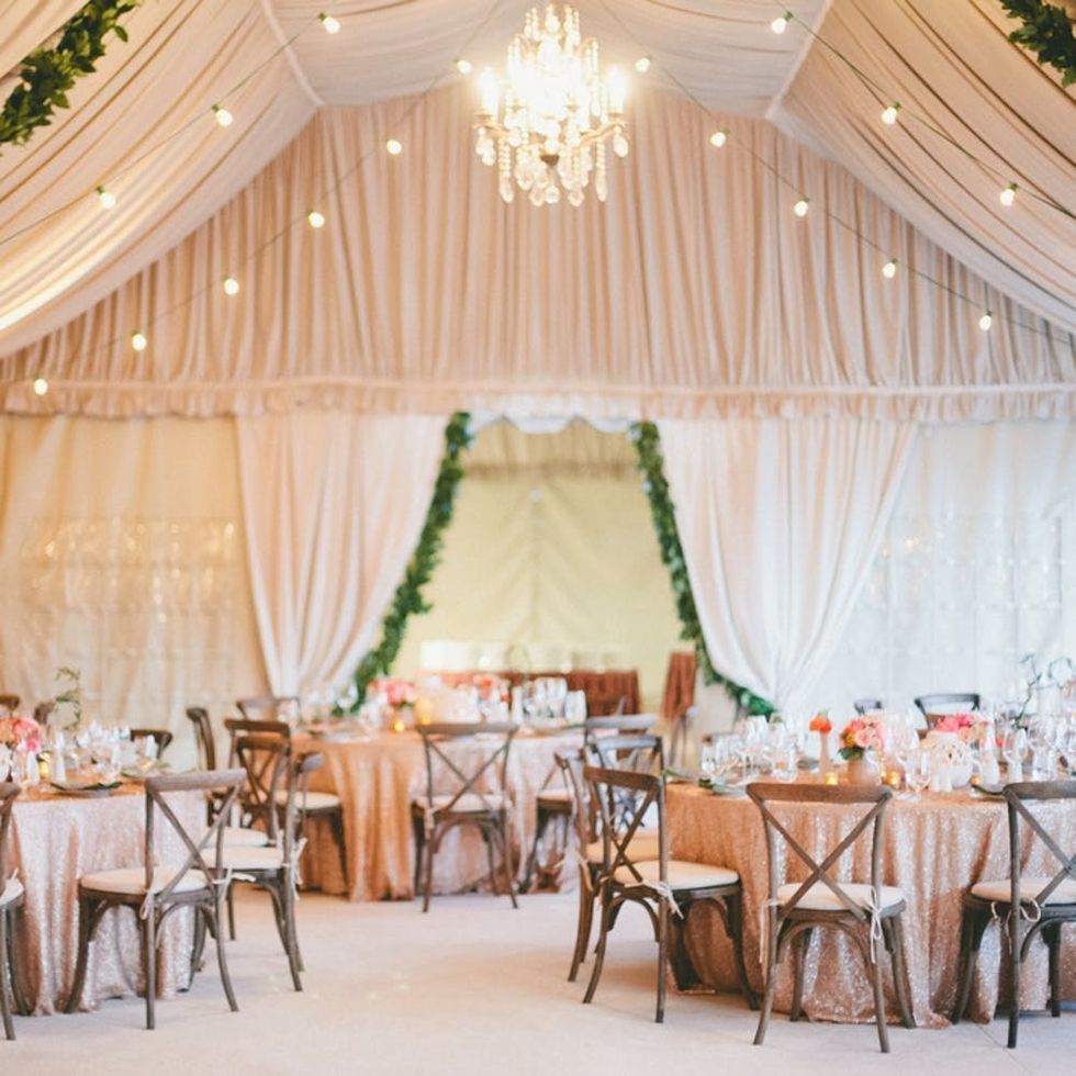 wedding tent decorations