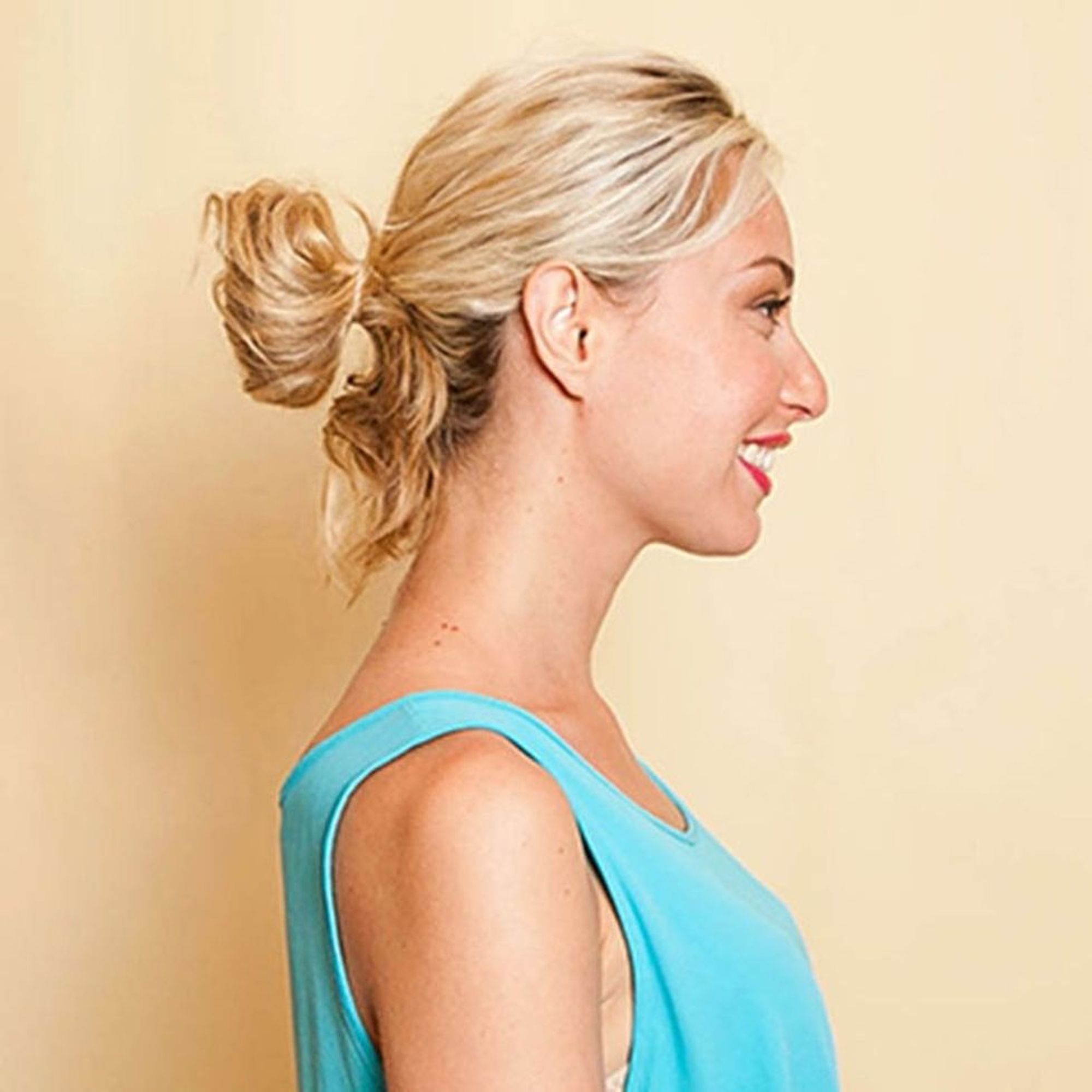 Hack This Chic Model Bun In Less Than Five Minutes Brit Co