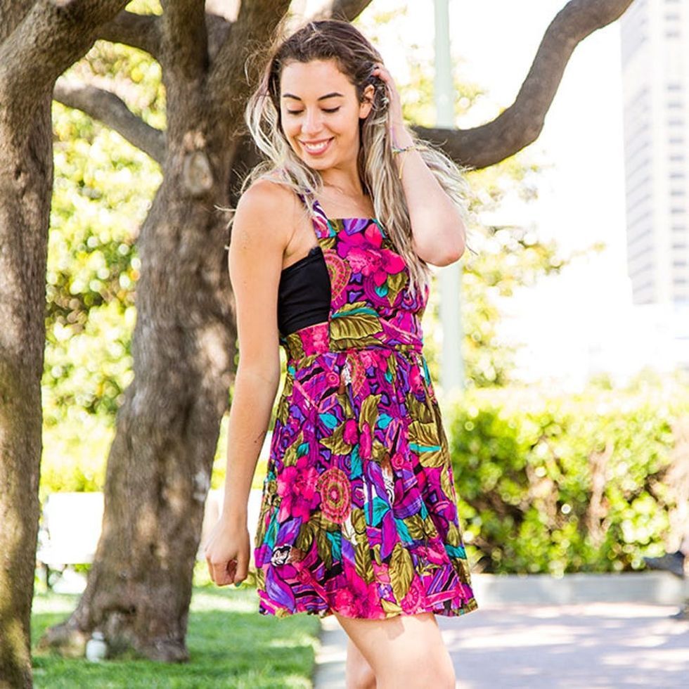 maxi skirt and jumper