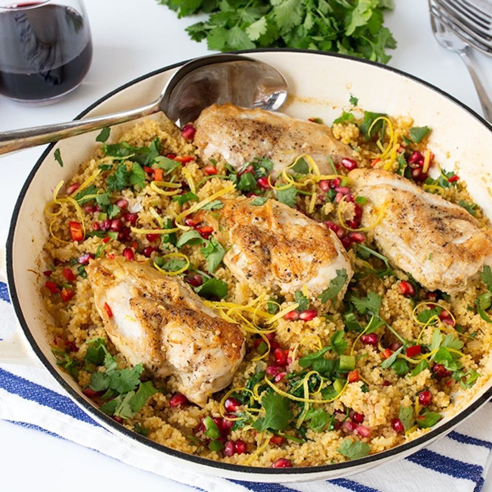 Make This Speedy One Pot Chicken Couscous Dinner Recipe This Week   Img 