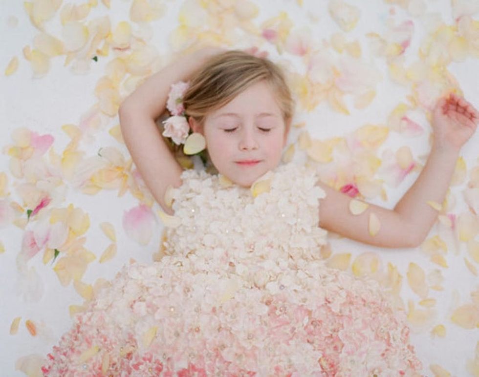 bride and co flower girl dresses